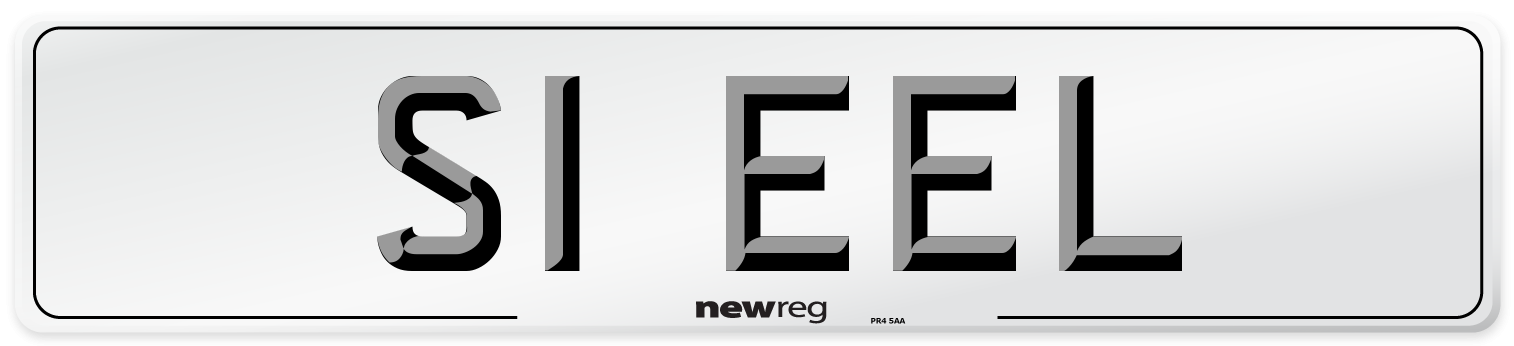 S1 EEL Number Plate from New Reg